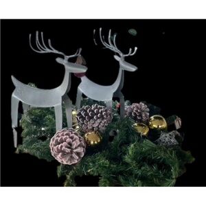 Hand forged Brutalist Metal Deer Figurine
 1 Sculpture MCM Handforged